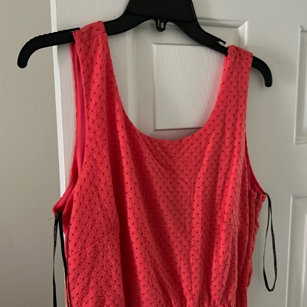 Peach mini dress